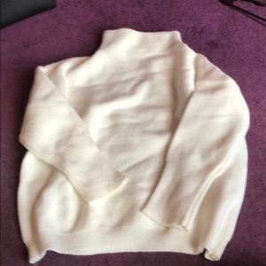 Cream colored long sleeve sweater